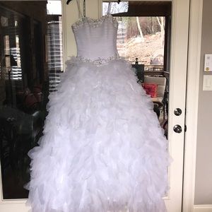 White MoriLee wedding gown